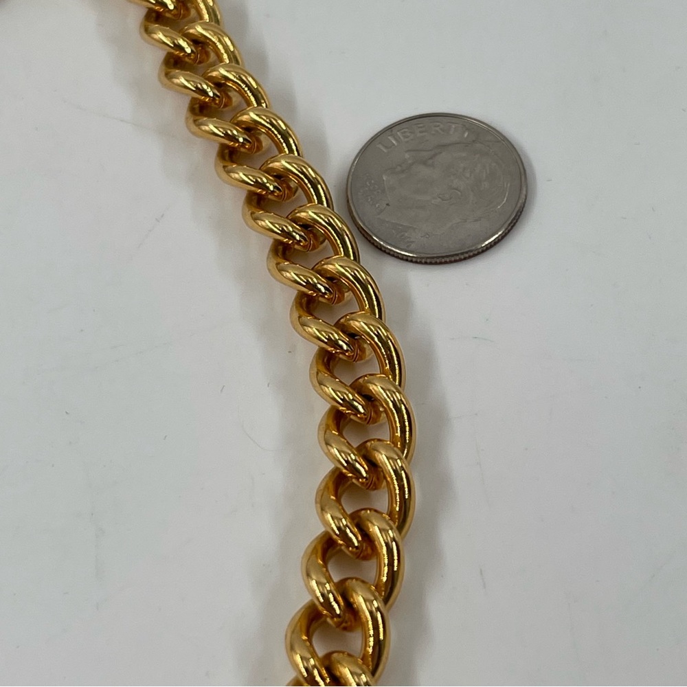 Vintage 70’s Sarah Coventry 18” Gold-Tone Charm Tassel Necklace Signed 96 grams - Picture 7 of 12